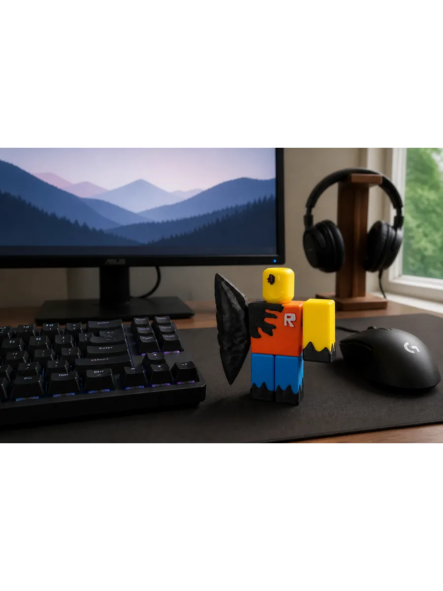 Джон Доу Форсакен из Roblox Фигурка Брейнрот 6