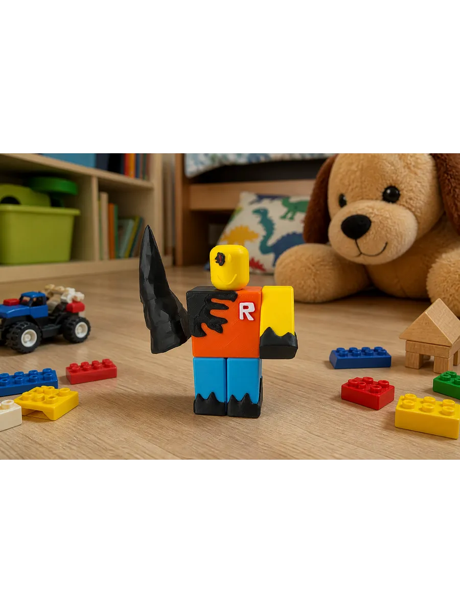 Джон Доу Форсакен из Roblox Фигурка Брейнрот 9