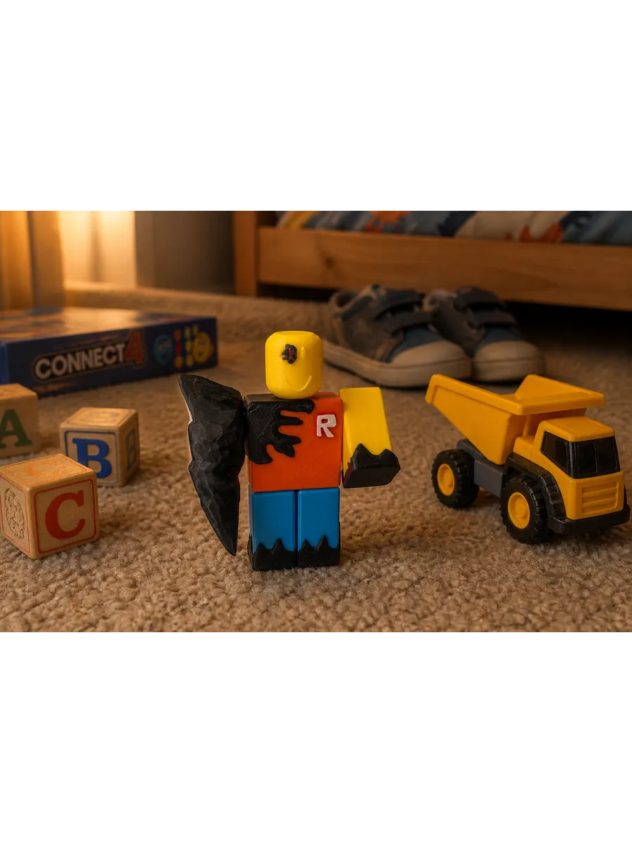 Джон Доу Форсакен из Roblox Фигурка Брейнрот 10